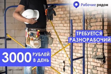 Разнорабочий ежедневные выплаты