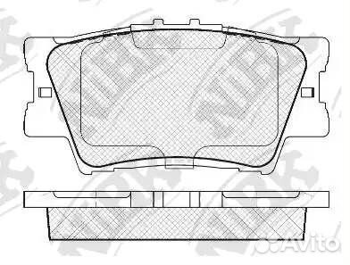 Колодки тормозные дисковые toyota camry 2.5 2011