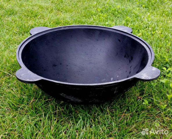 Казан чугунный узбекский круглое дно 10 литров