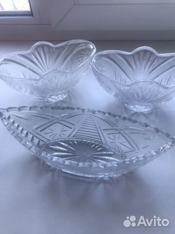 Ваза хрустальная