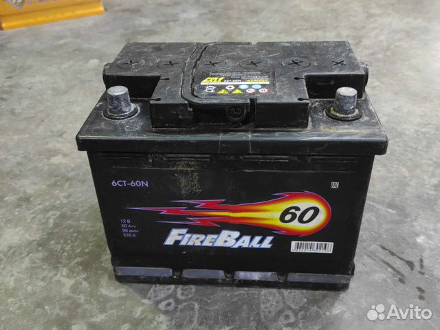 Аккумулятор Бу Fire ball 60 ваз