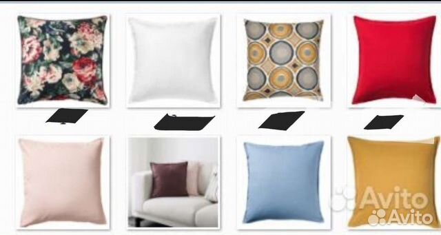 Чехол на подушку икеа Гурли, Санела и другие