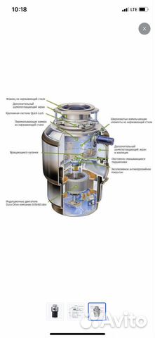 Измельчитель бытовых отходов InSinkErator