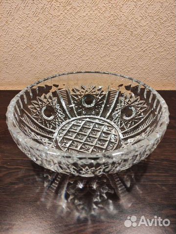 Хрустальная салатница времён СССР