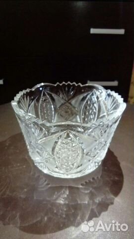 Ваза хрустальная