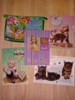 Папки для бумаги А4 комплект 7 шт