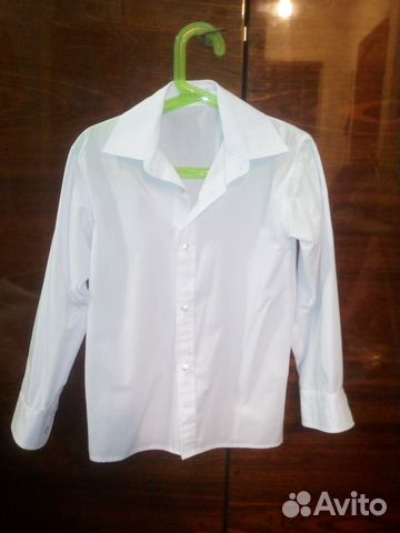 Рубашка белая на мальчика