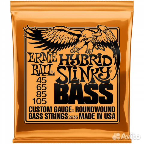 Струны для гитары Ernie Ball 2833 Hybrid Slinky 45