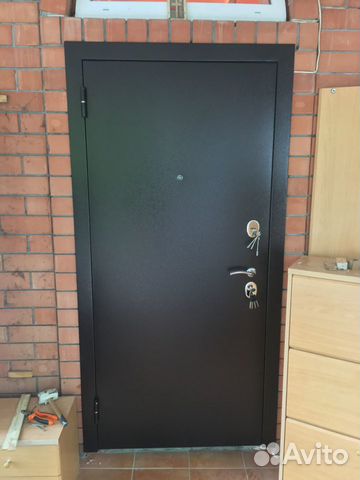 Дверь входная Гарда 8мм Рустикальный дуб, Белый яс