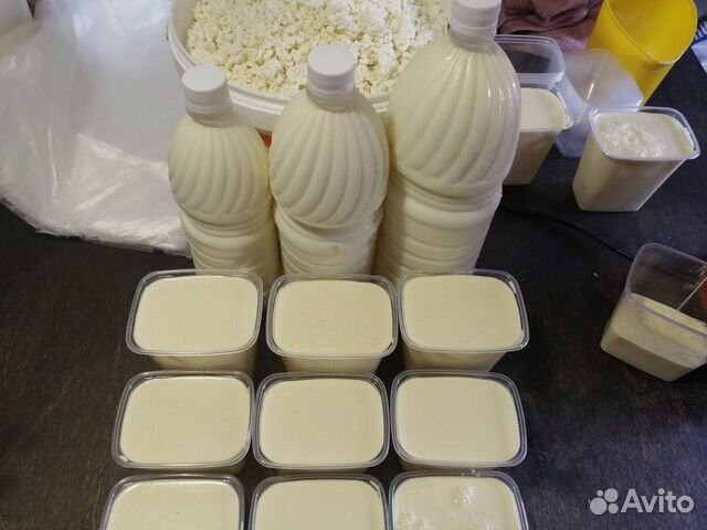 Молоко коровье домашнее