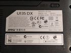 Нэтбук MSI U135 DX объявление продам