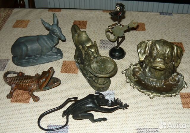 Разные статуэтки,фигурки. Металл