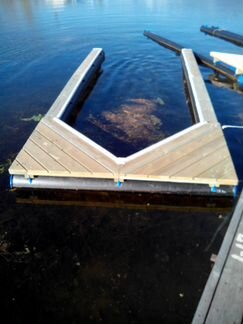 Понтон-паук для катера, сборный причал (р)