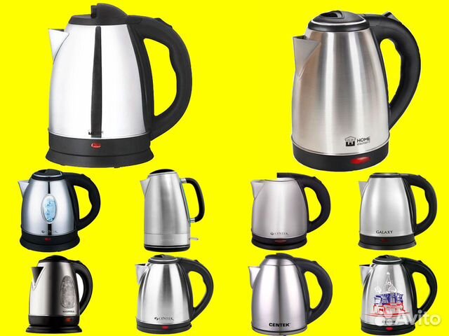 Чайники электрические корпус нержавейка Гарантия 6