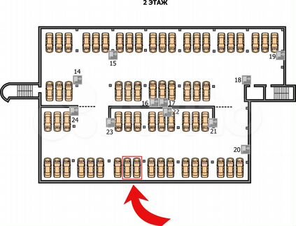 Машиноместо, 11 м²