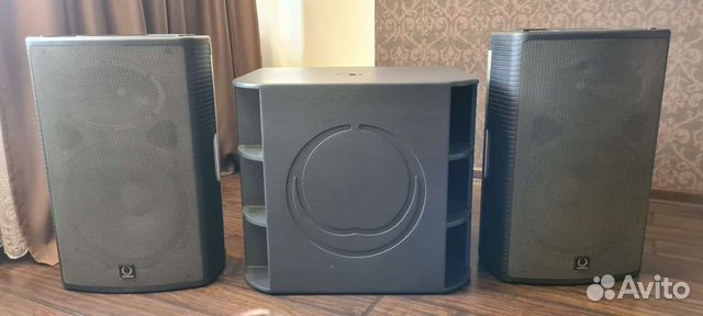 Колонки активные Turbosound, subwoofer