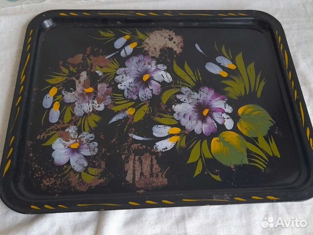 Поднос стальной под реставрацию
