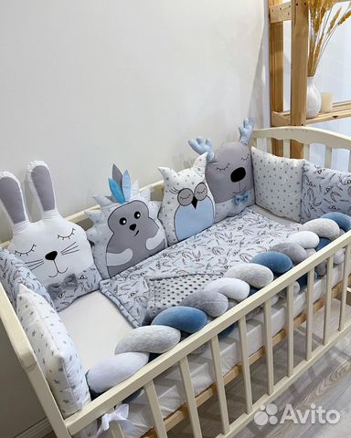 Комплект бортиков + косичка