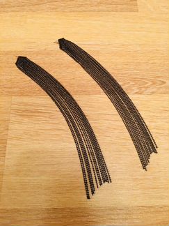 Серьги длинные