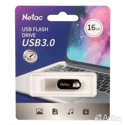 Флеш-накопитель (флешка) 16Gb Netac USB 3.0 NT03U2