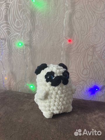 Вязаные игрушки (осьминоги, мопс, заяц, змея)