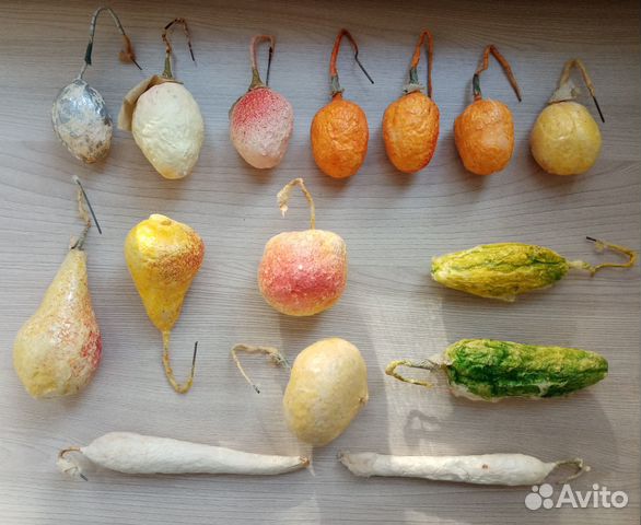 Ватные ёлочные игрушки СССР, сарат.артель «Игрушка