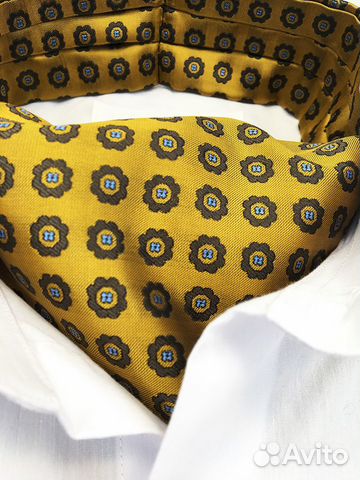Новый золотой аскот шейный платок мужской и паше