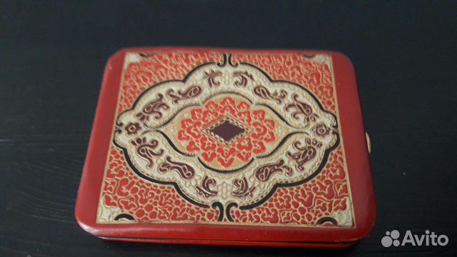 Портсигар дамский лаковая кожа