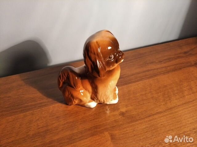 Статуэтка фарфор. Пекинес. лфз. СССР