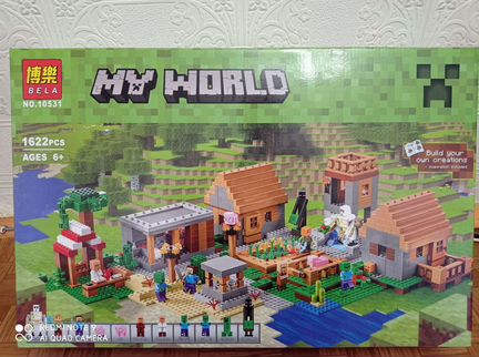 Майнкрафт Bela 10531 Большая Деревня