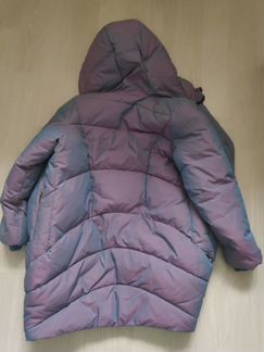 Утепленное зимнее пальто для девочки