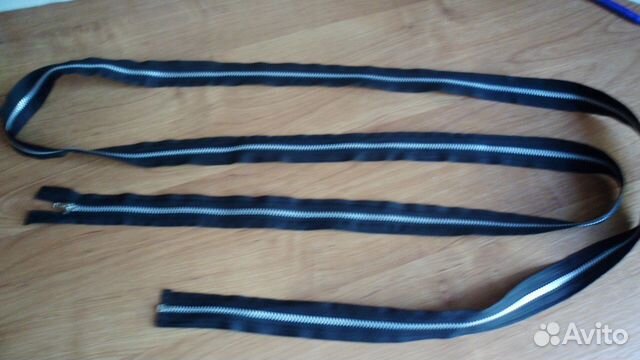 Молния разъёмная 210 см, металлическая