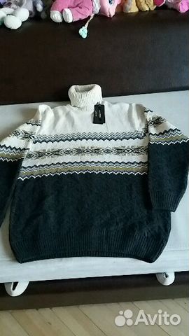 Свитер теплый мужской
