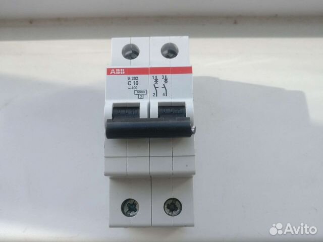 Двухполюсный автомат ABB 10A купить в Нижнем Новгороде | Товары для ...