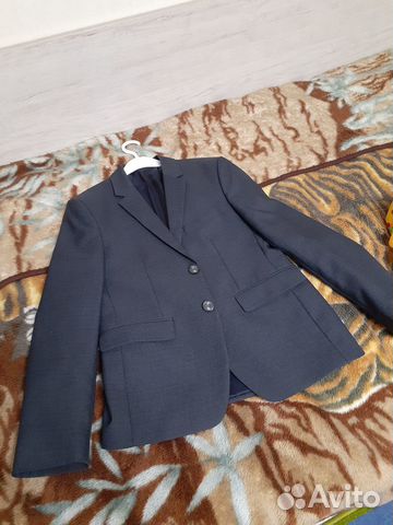 Пиджак школьный для мальчика 146