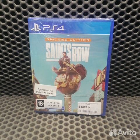 Диск Sony PlayStation 4 saints row day one edition