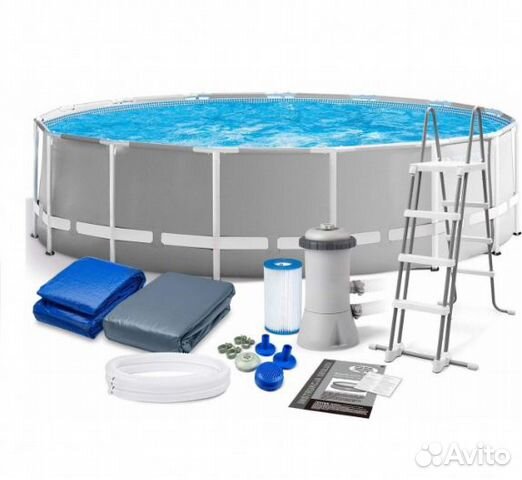 Каркасный бассейн Intex, 457x122см (комплект)