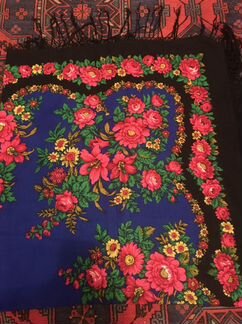 Старинный большой платок