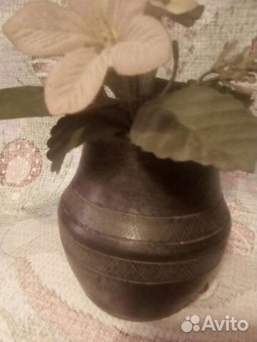 Горшочек с цветком (декор)