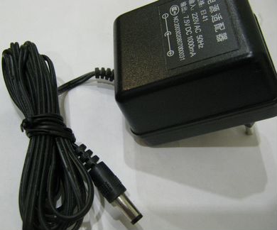 Разные блоки питания- 7.5V, 9V, 12V, 13.5V