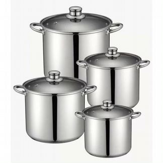 Кастрюли нержавейка,эмаль,алюминий,обьём 7-47литра