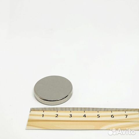 Неодимовый магнит 30х5 мм (диск)