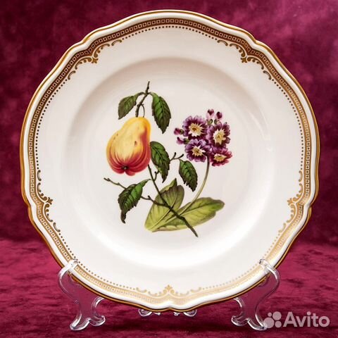 Коллекционная Тарелка - Блюдо «Первоцвет и Груша»