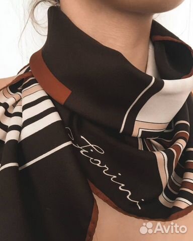 Платок Fiorini, винтаж,бохо,весна