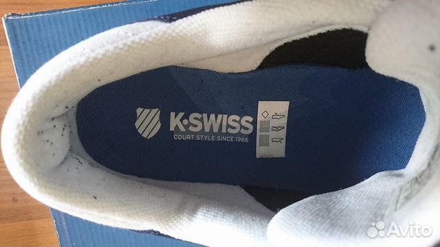 Кеды слипоны мужские K-swiss р.46 (12 USA)