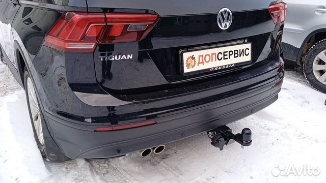 Фаркоп на Tiguan II легкосъёмный шар под квадрат