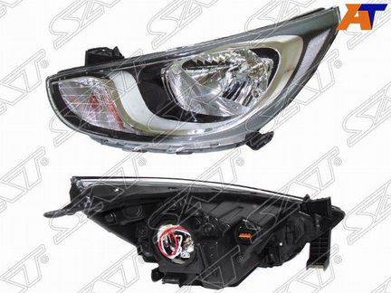 Фара hyundai solaris