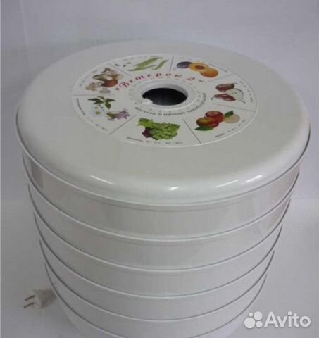 Сушилка для овощей и фруктов ветерок - 5 белый, 5п