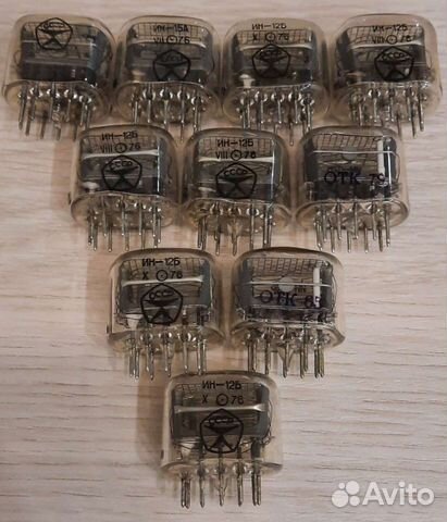 Газоразрядные индикаторы ин-12Б