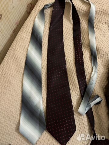 Галстук серый и черный